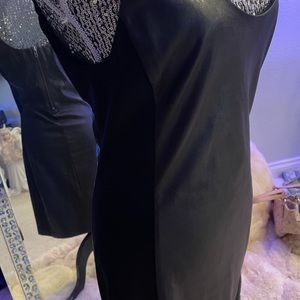 Free People Leather front and back dress